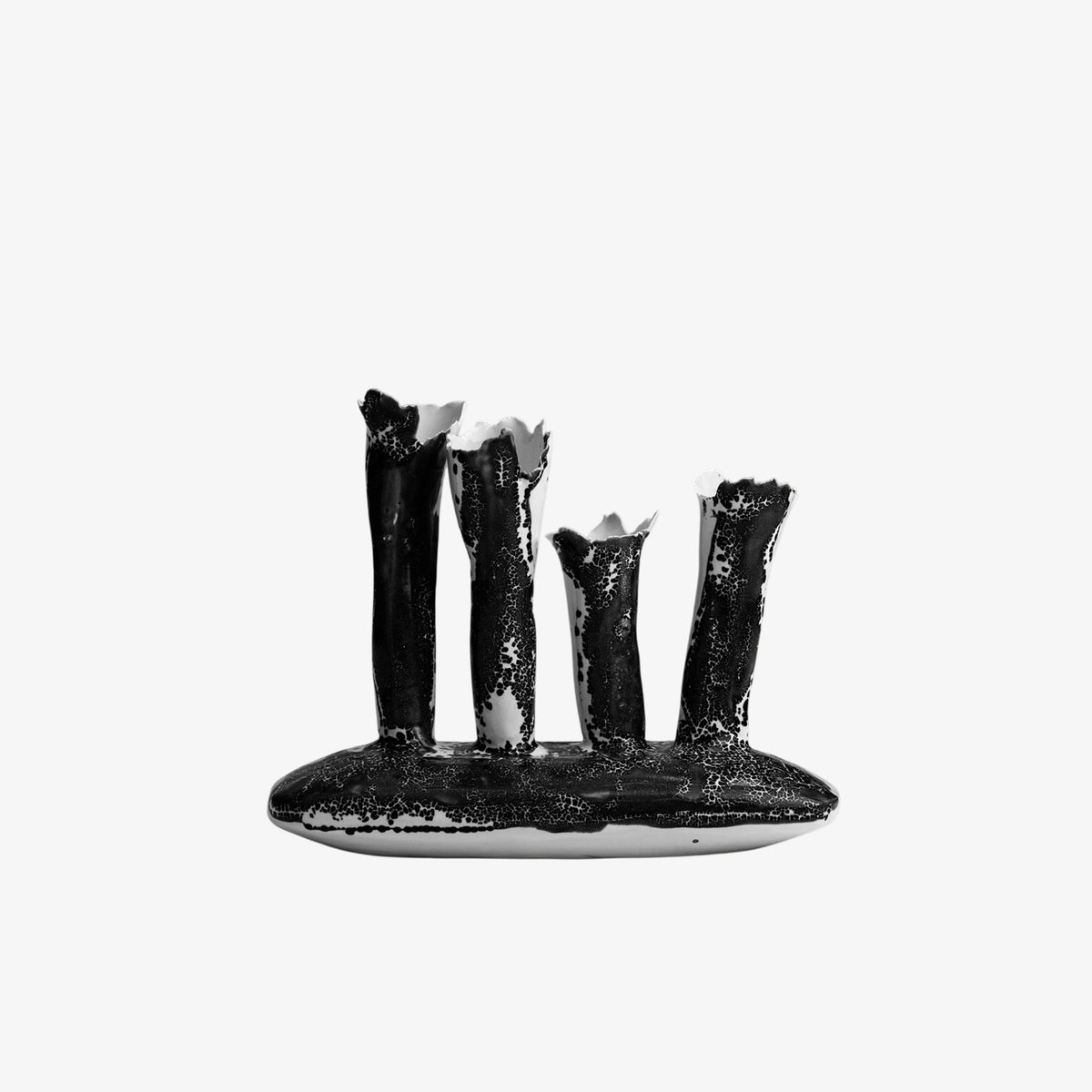 Oblong Coral Vessel