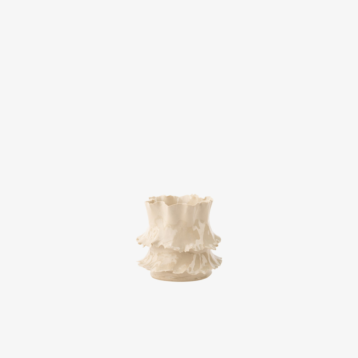 Torn Ruffle Vase
