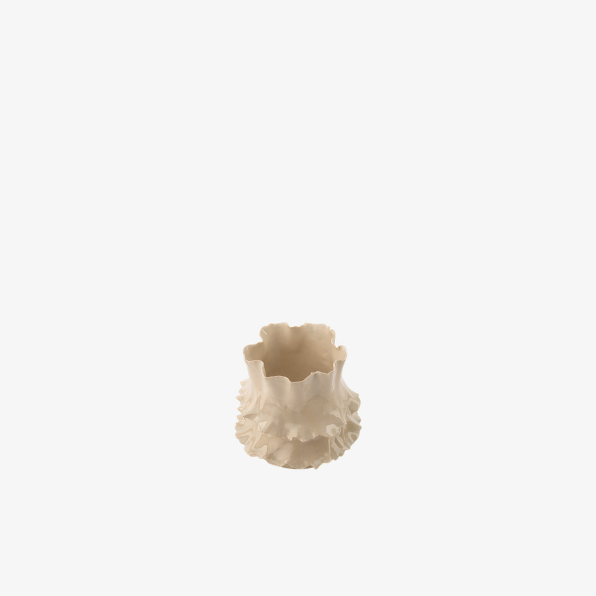 Torn Ruffle Vase